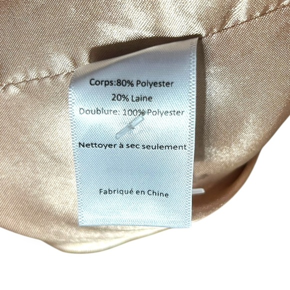 NWT Astr the label Black Tan Harlow Blazer Hazelnut Black Houndstooth Sz Medium - Picture 10 of 10